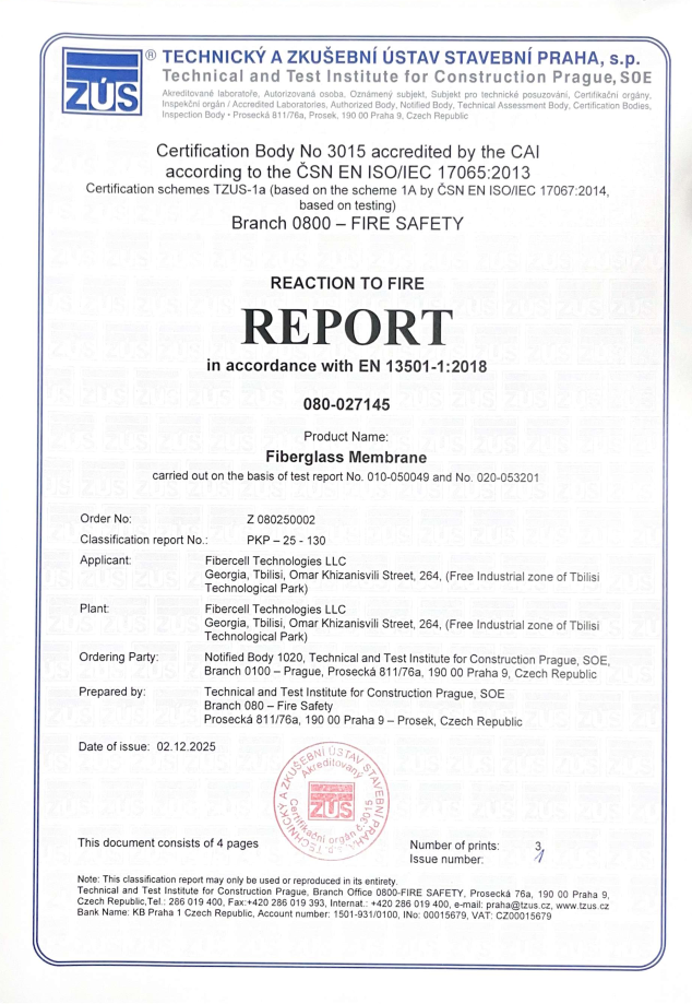 Fire Safety Certificate